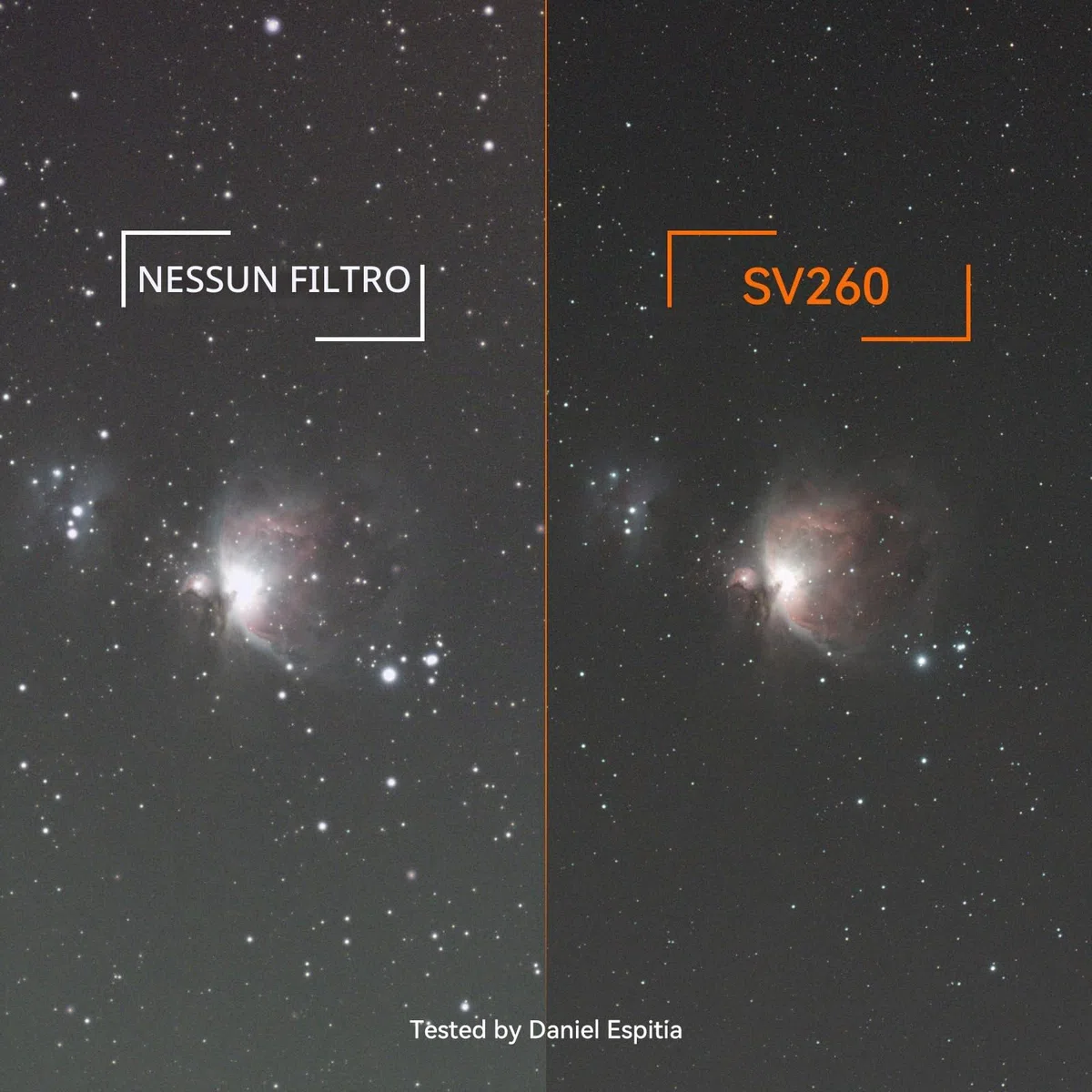 Svbony SV260 Filtro per Telescopio, Filtro a Stella Multi-banda da 2'' | Accessori per Telescopi per L'astrofotografia del Profondo Cielo di Nebulose a Emissione di Galassie,Profondità di Taglio OD4
