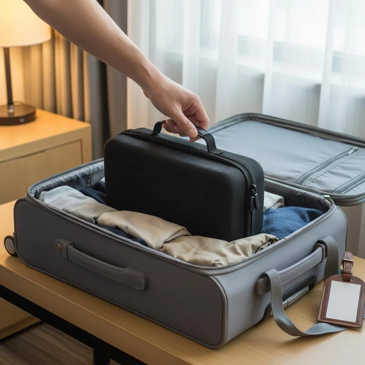 Custodia Rigida Resistente Alla Pressione Borsa da Trasporto Antiurto per Viaggio, Archiviazione