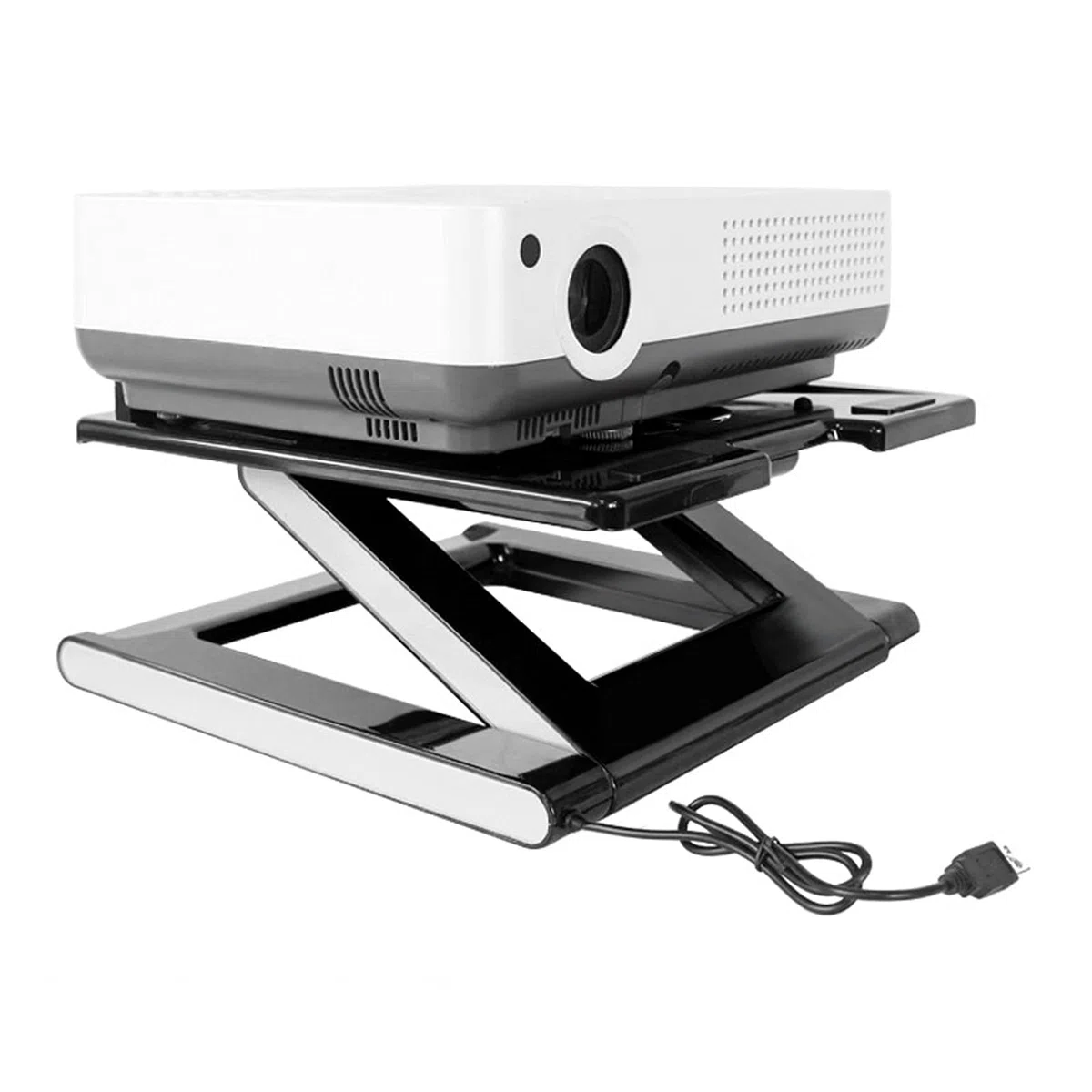 Stand del Proiettore, Supporto Regolabile Supporto per laptop pieghevole del proiettore Stand con altezza regolabile Perfetto per ufficio Home Studio 11LB Capacità di carico Supporto all'aperto per Pa