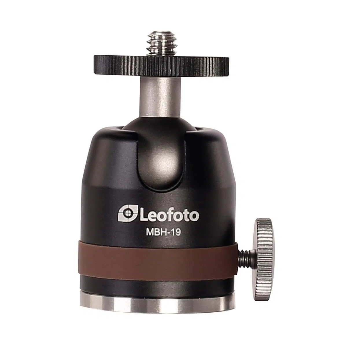 Leofoto - Mini treppiede tascabile - Ideale per un fotografo di viaggio - Capacità di carico di 2kg - Piedini estensibili - Altezza minima da 7,5 cm ad un'altezza massima di 23 cm - MT-03 + MBH-19