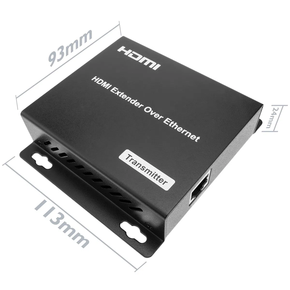 BeMatik - Prolunga HDMI Prolunga FullHD 1080p via cavo ethernet Cat.5e Cat.6 120m - Trasmettitore