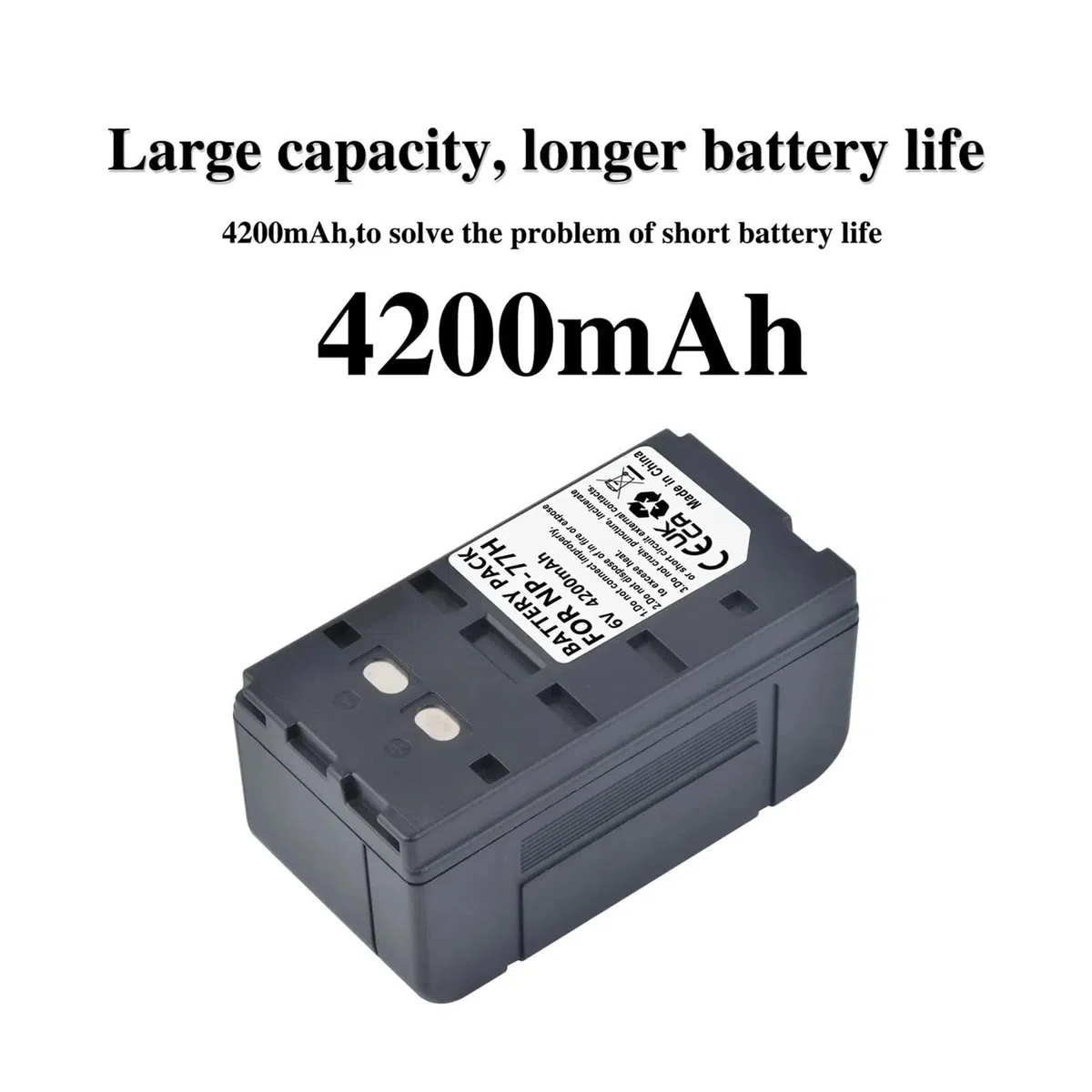 Batteria Di Ricambio For Fotocamera Ni-Mh NP-77H NP 77H NP77H Da 4200 MAh, Compatibile Con Sony, For NP-66 NP-67 NP-68 NP-77 NP-98 NP-77H NP-55(3 Battery Set)