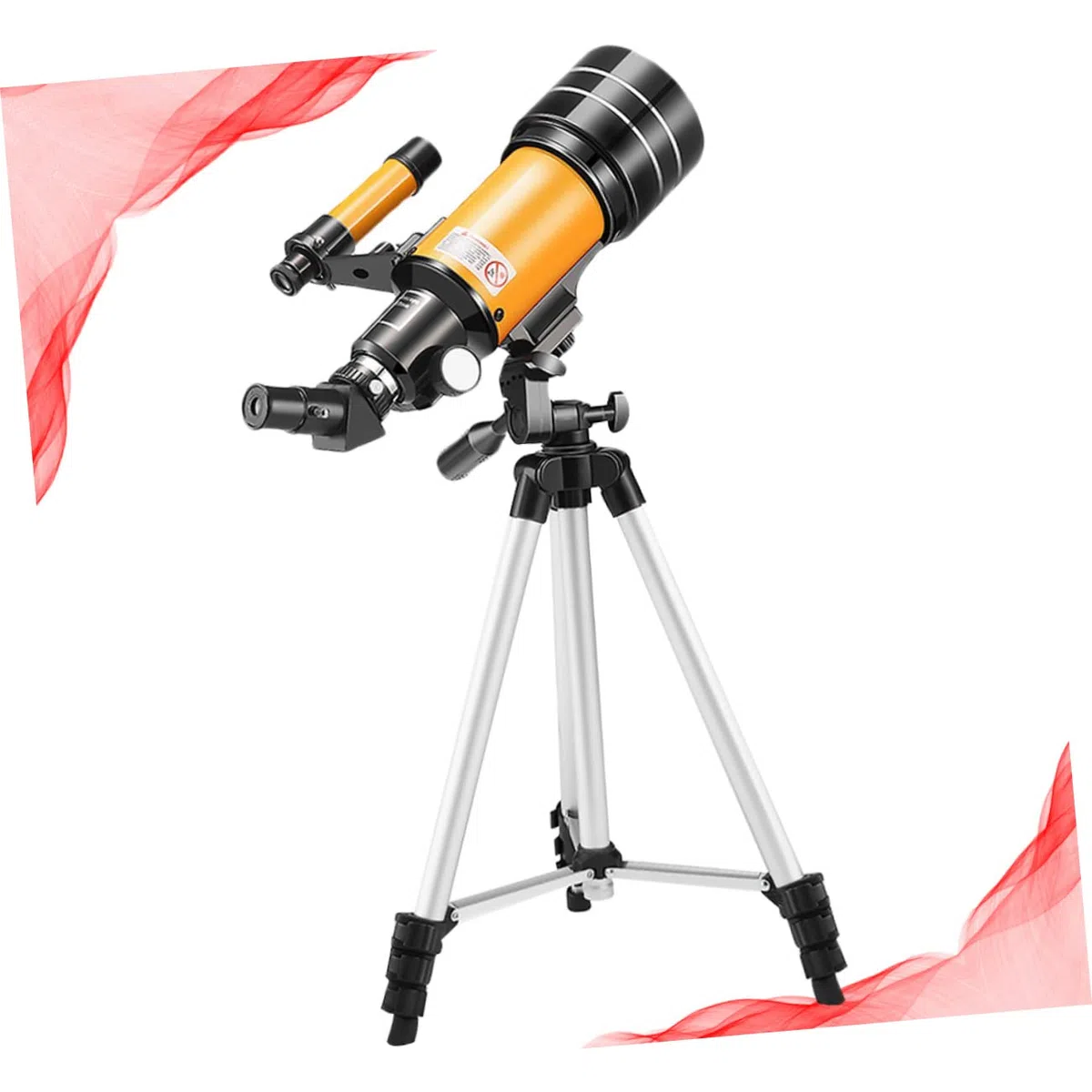 NUOBESTY 1 Pezzo Telescopio Astronomico con Treppiede Regolabile Visibilità Notturna per Osservazioni Spaziali e Pianeti Accessori