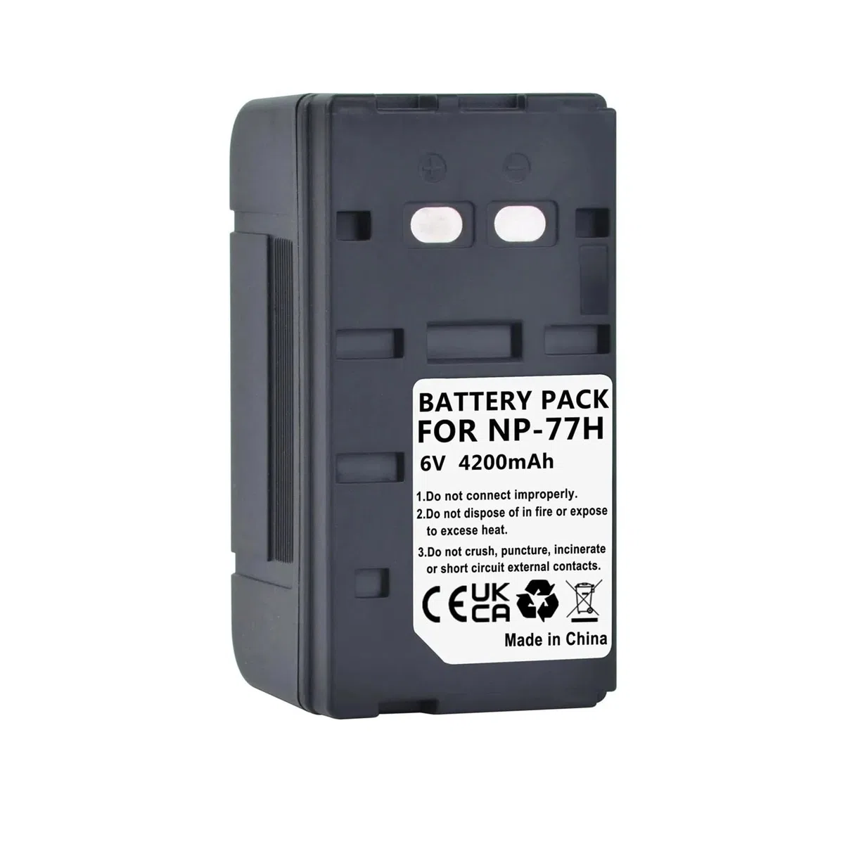 Batteria Di Ricambio For Fotocamera Ni-Mh NP-77H NP 77H NP77H Da 4200 MAh, Compatibile Con Sony, For NP-66 NP-67 NP-68 NP-77 NP-98 NP-77H NP-55(3 Battery Set)